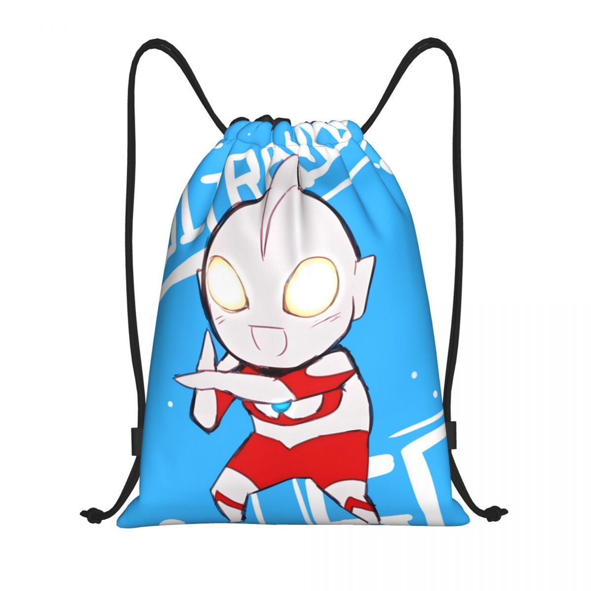 Men Accessories Shop - Custom Chibi U-Ultramanes Cartoon Drawstring Bags