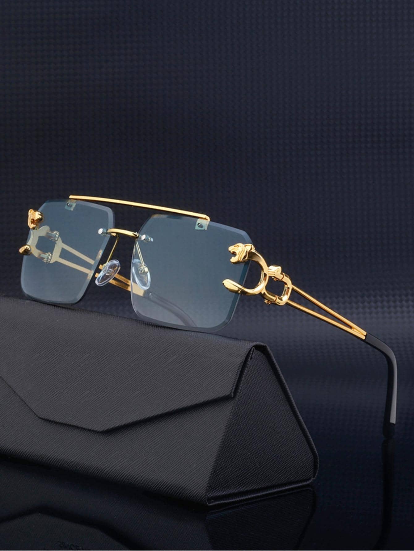 Mens Accessories Style - 1pair Men Rimless Fashion Glasses Elegant