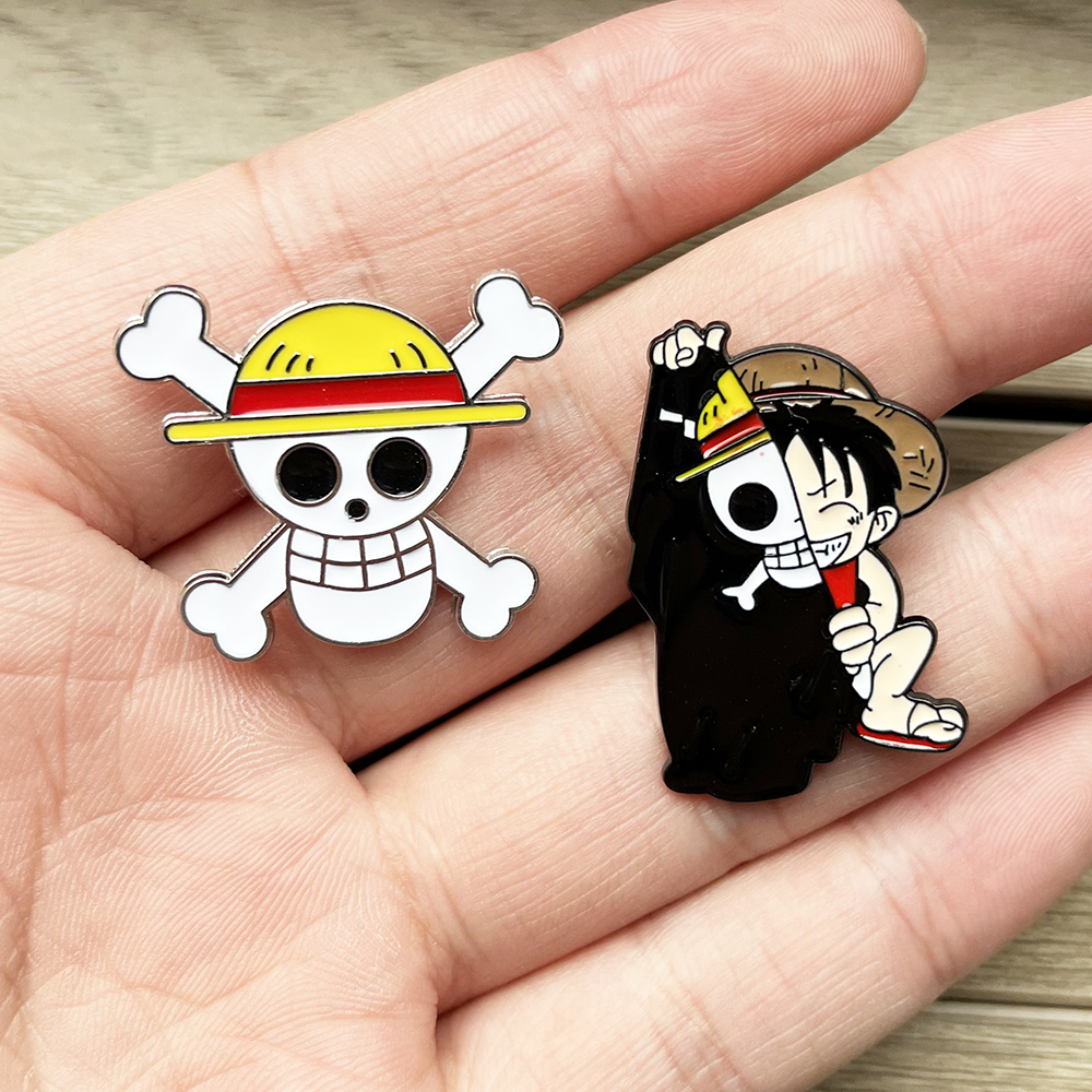 Men Accessories Pack - 2026 New 2pcs Cute Luffy Anime