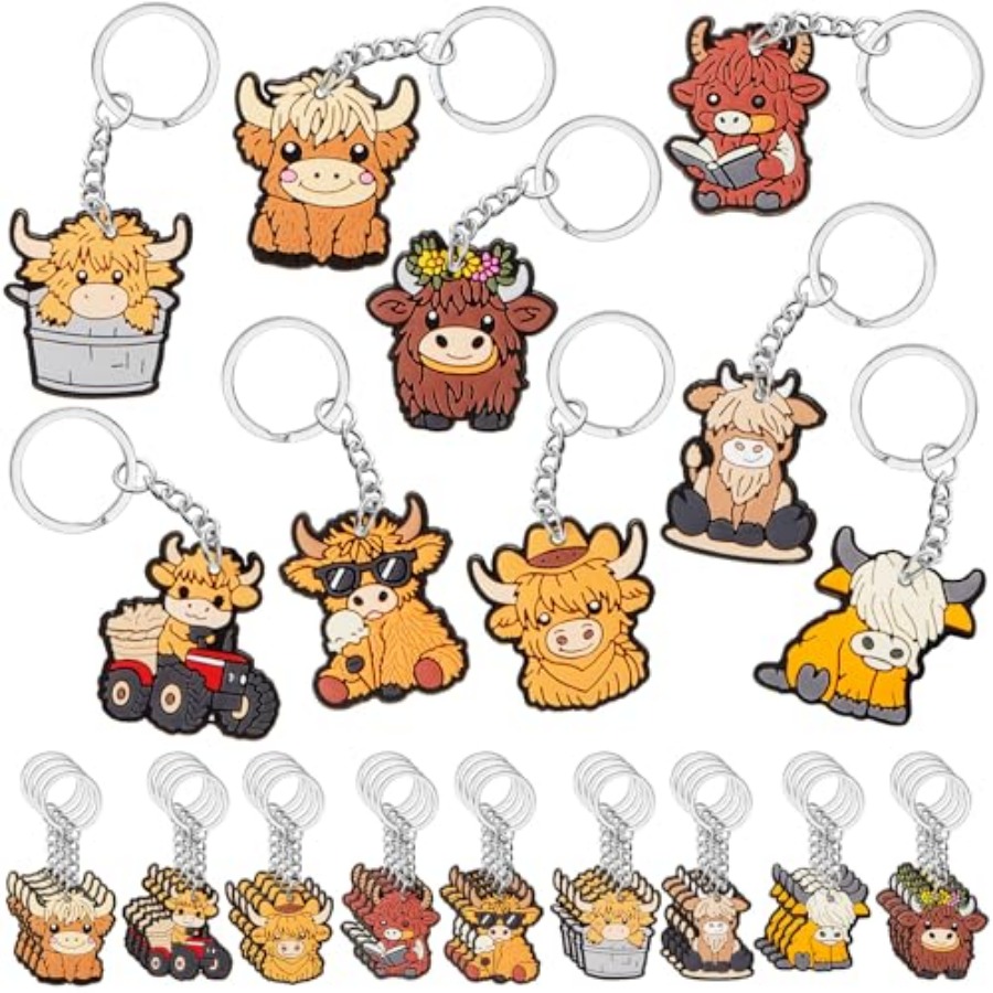 Men Accessories For Birthday Gift - 36 Pcs Highland Cow Party Favors