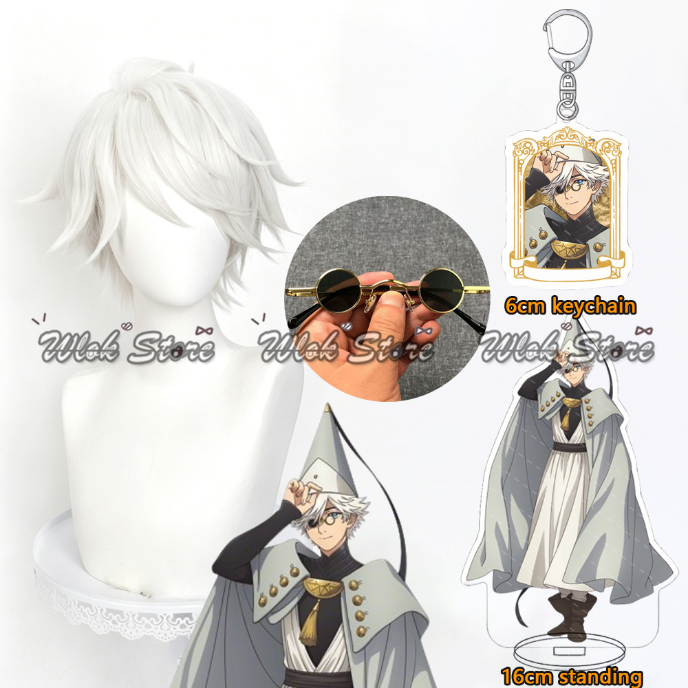 Men Accessories Silver - Anime Witch Hat Atelier Wizard Qifrey