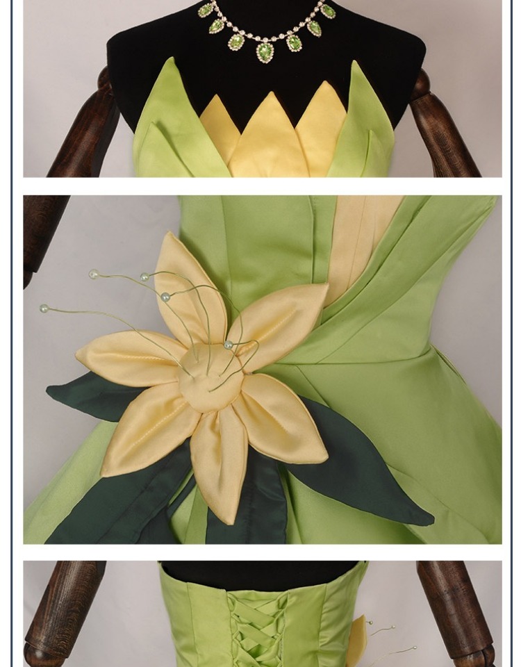 Princess Tiana Dress Cosplay C - مراجعة Men Accessories Pack وسعره