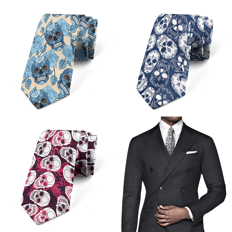 Funny cartoon skeleton 3D prin - مراجعة Men Accessories Shop وسعره