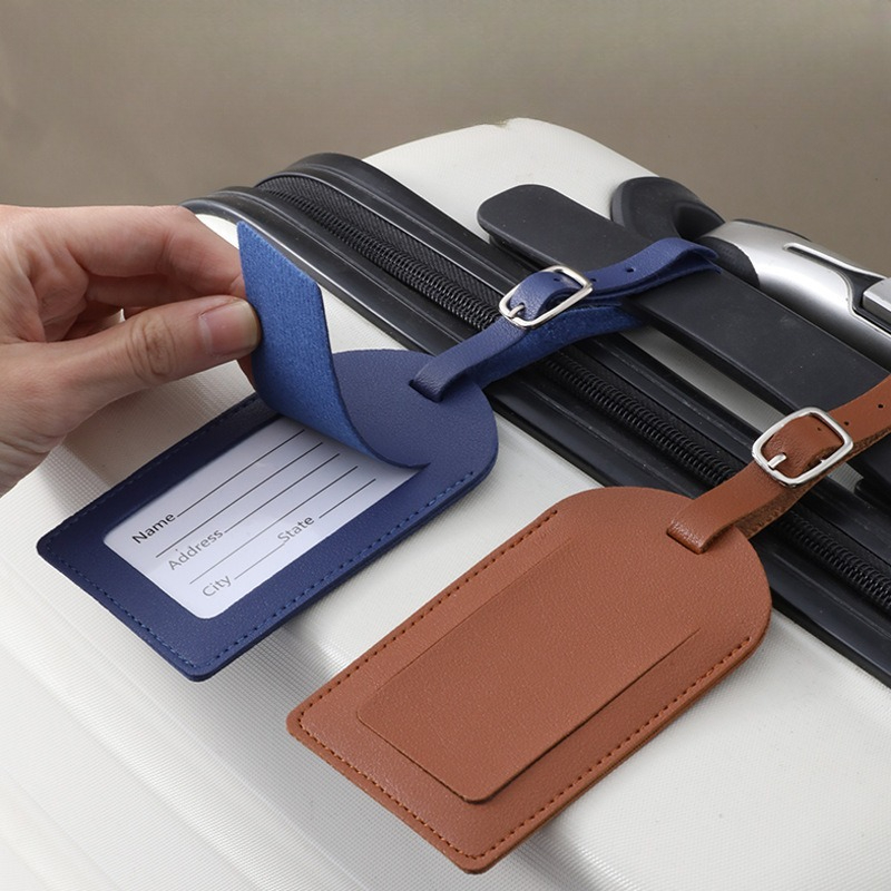 Women Men Luggage Tags PU Leat - مراجعة Men'S Accessories Holder وسعره