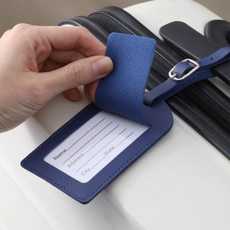 Women Men Luggage Tags PU Leat - مراجعة Men'S Accessories Holder وسعره