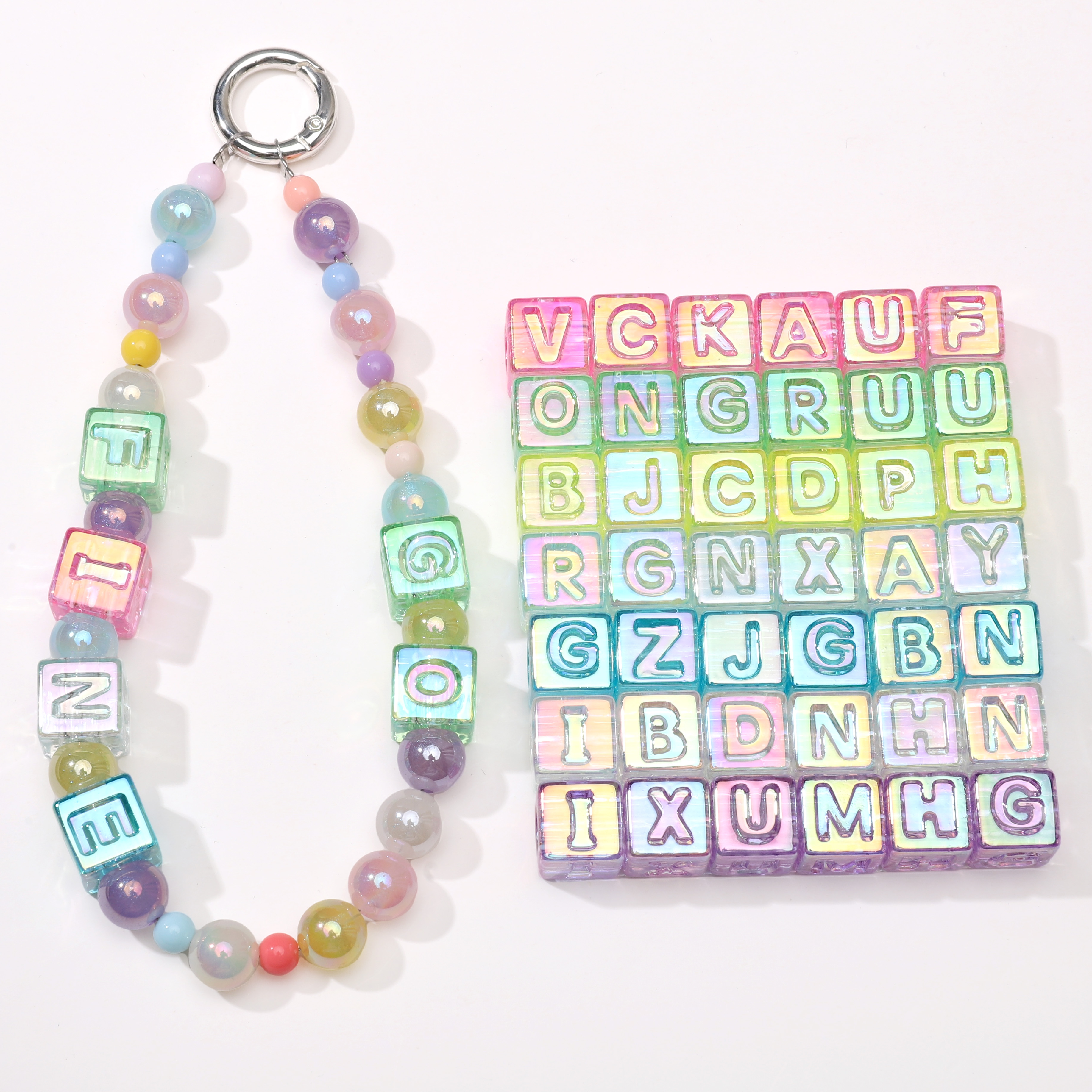 10Pcs beading Colorful Clear L - مراجعة Men Accessories For Birthday Gift وسعره