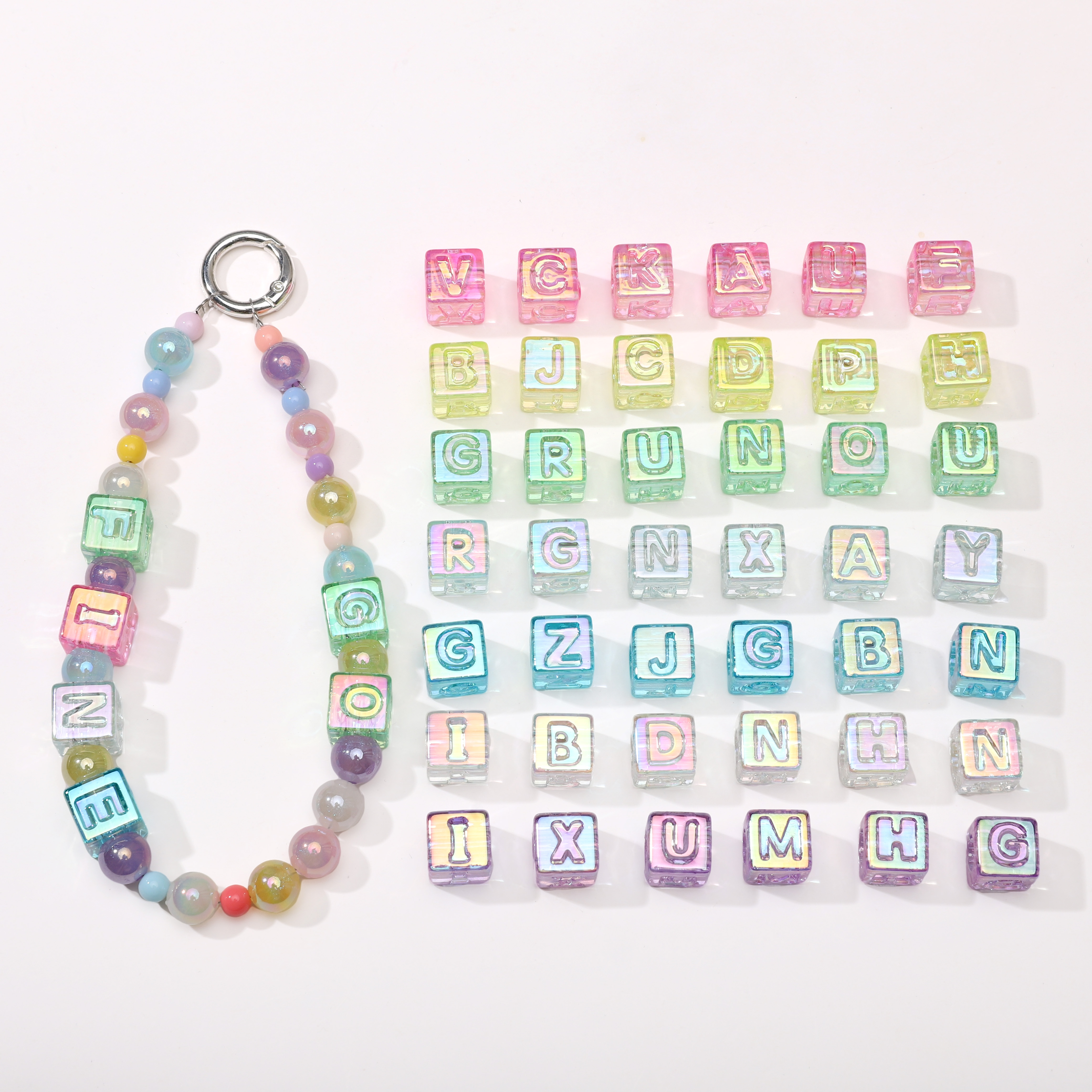 10Pcs beading Colorful Clear L - مراجعة Men Accessories For Birthday Gift وسعره
