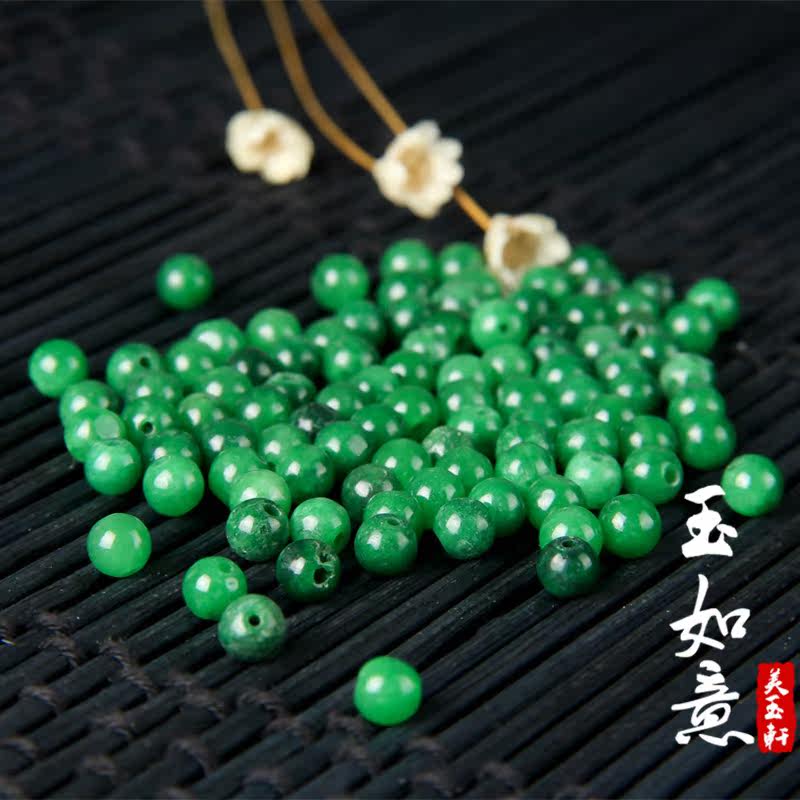 100PC Natural A Green Jade 4mm - مراجعة Men Accessories Jewellery وسعره