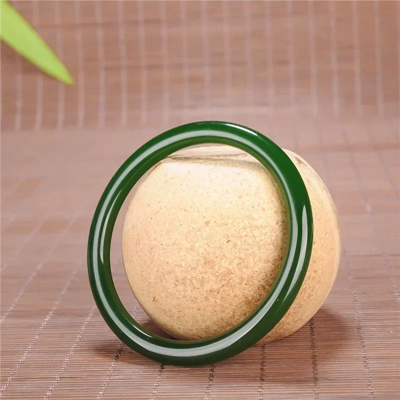 Green Jade Round Bracelet 54-6 - مراجعة Men Accessories Jewellery وسعره