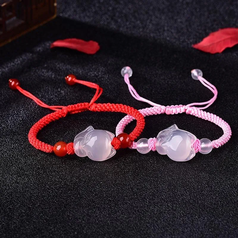 Chinese Natural Pink Agate Cha - مراجعة Men Accessories Jewellery وسعره