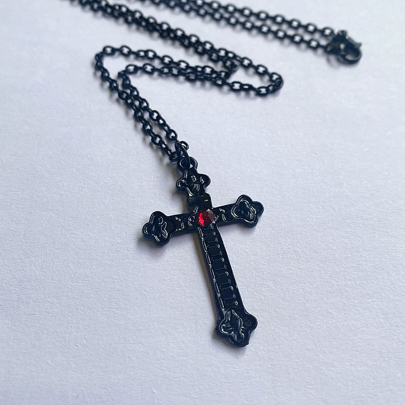 Gothic Cross Necklace For Wome - مراجعة Men'S Vampire Accessories وسعره