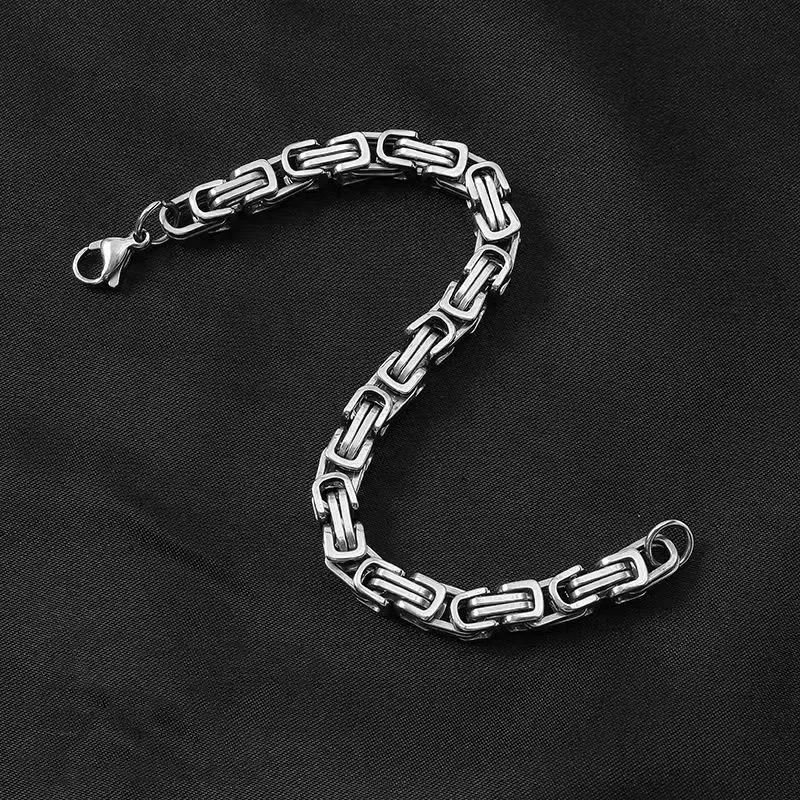 Hot charms 925 Sterling Silver - مراجعة Men Accessories Chain And Bracelet وسعره
