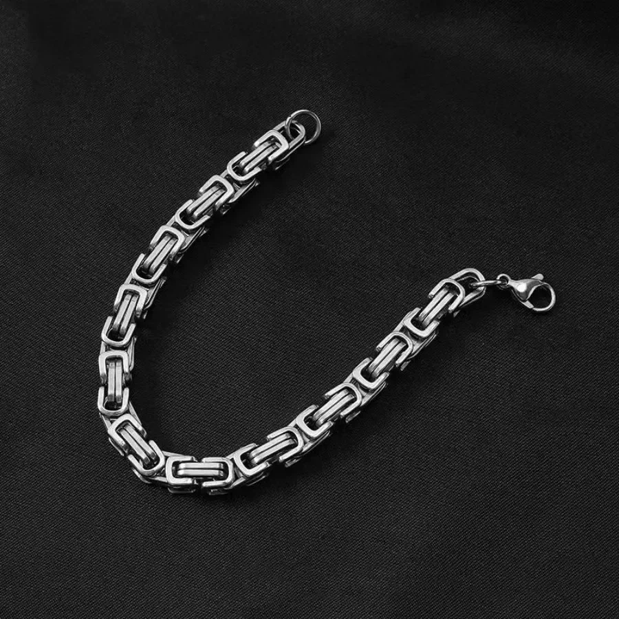 Hot charms 925 Sterling Silver - مراجعة Men Accessories Chain And Bracelet وسعره