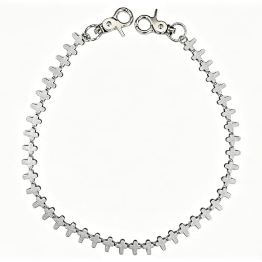Cross Pants Chain Jeans keycha - مراجعة Men Accessories Silver وسعره