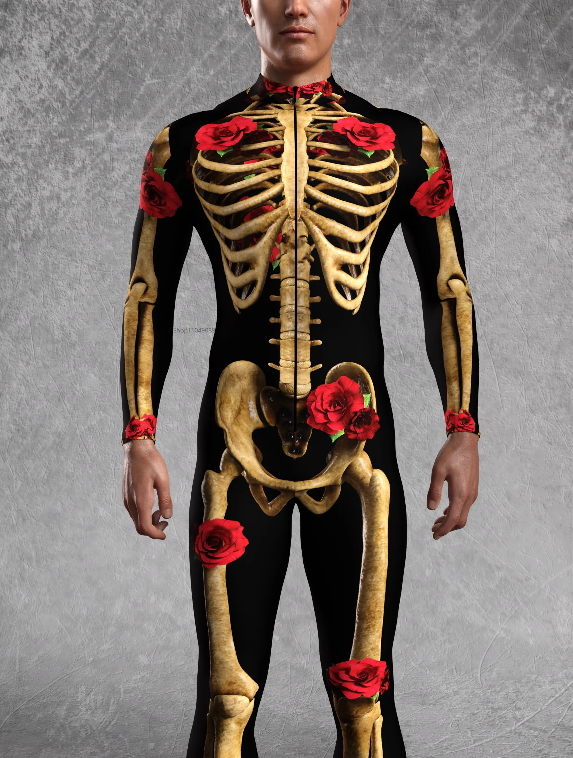 Halloween Scary Cosplay Skelet - مراجعة Men'S Vampire Accessories وسعره