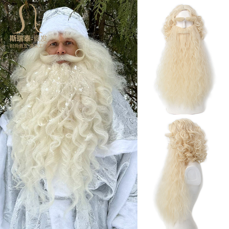 Christmas Santa Claus Hair Wig - مراجعة Mens Accessories Style وسعره