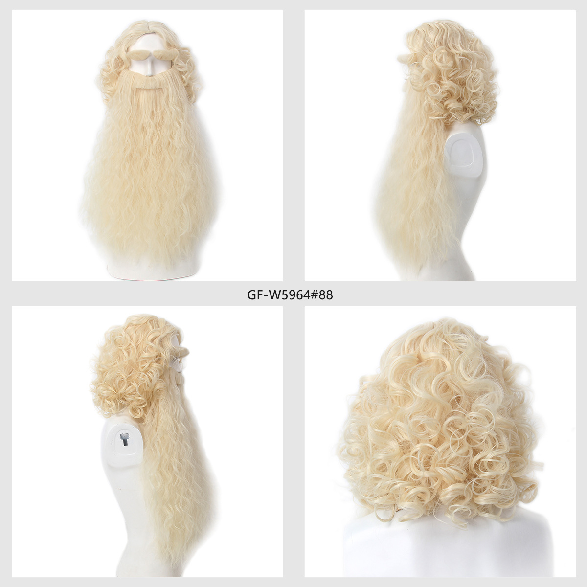 Christmas Santa Claus Hair Wig - مراجعة Mens Accessories Style وسعره