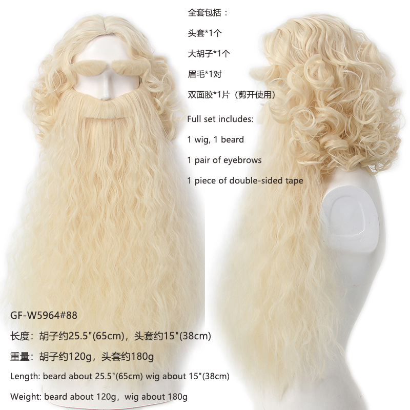 Christmas Santa Claus Hair Wig - مراجعة Mens Accessories Style وسعره