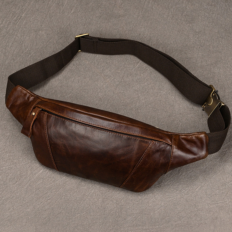 Men's Leather Chest Bags Cross - مراجعة Men Accessories Pack وسعره