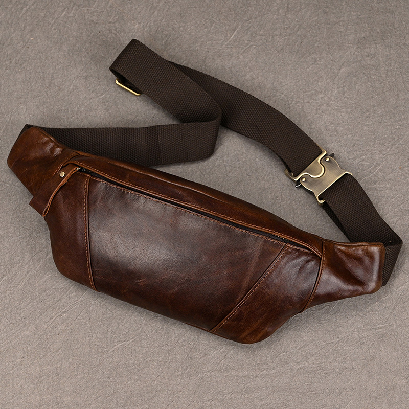 Men's Leather Chest Bags Cross - مراجعة Men Accessories Pack وسعره