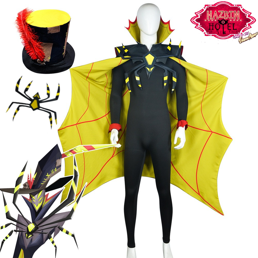 Hazbin Hotel Cosplay Costume S - مراجعة Men'S Accessories With Suits وسعره