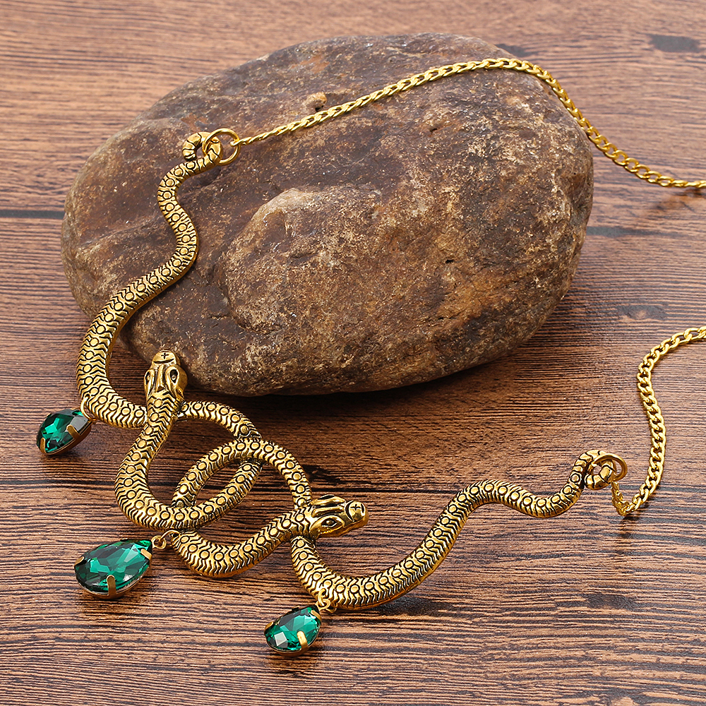 Vintage Snake Personality Neck - مراجعة Mens Accessories Style وسعره