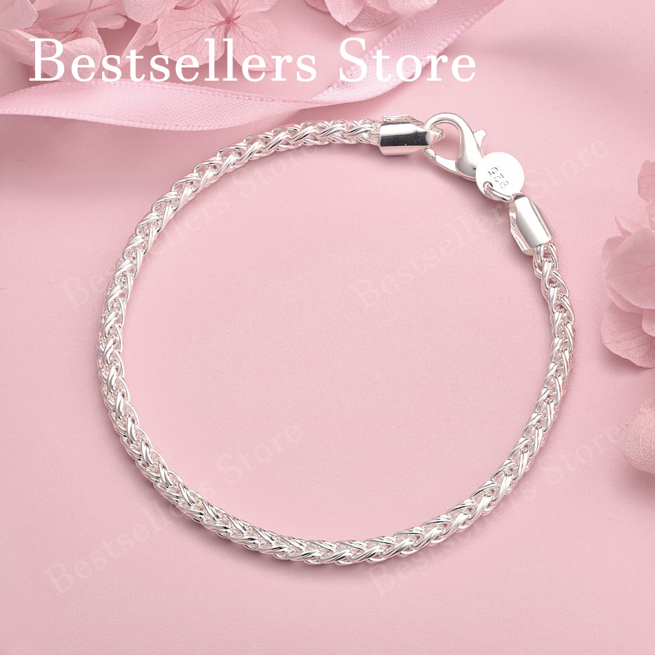 Charm 925 sterling silver 8-in - مراجعة Men Accessories Chain And Bracelet وسعره