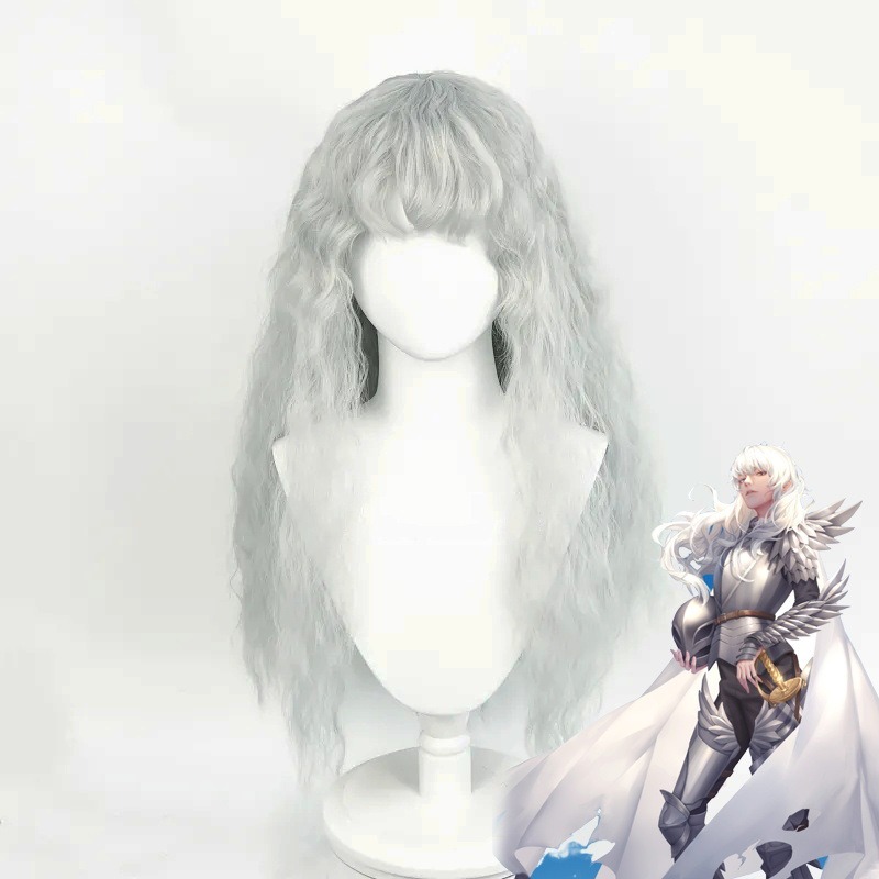 Anime Game Berserk Cosplay Wig - مراجعة Men Accessories Silver وسعره