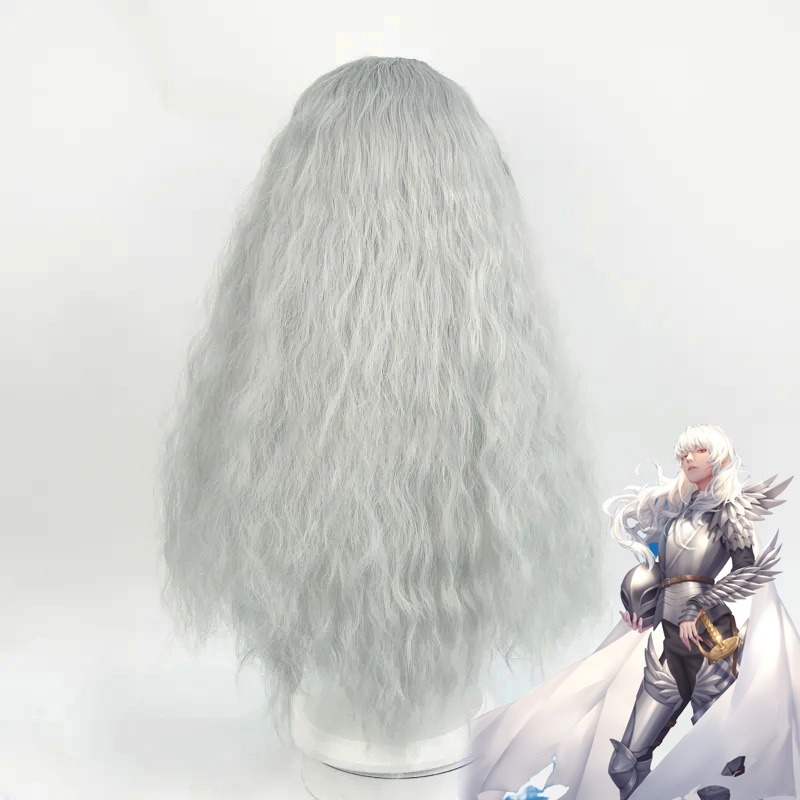 Anime Game Berserk Cosplay Wig - مراجعة Men Accessories Silver وسعره