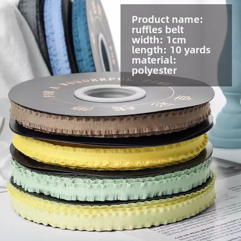 10yards/roll 1cm Double Ruffle - مراجعة Men Accessories For Birthday Gift وسعره