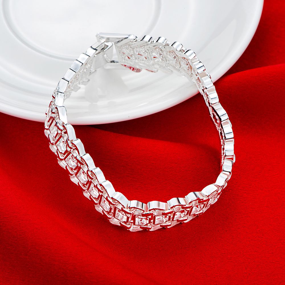 Noble 925 Sterling Silver Fash - مراجعة Men Accessories Chain And Bracelet وسعره