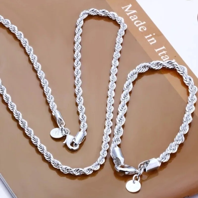Charm 925 sterling silver Acce - مراجعة Men Accessories Chain And Bracelet وسعره