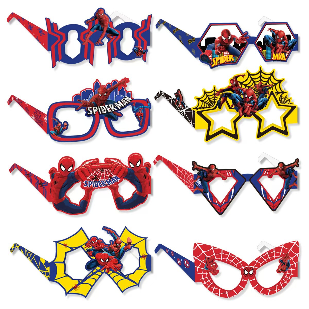 8PCS Spider-Man Paper Eco-Frie - مراجعة Men Accessories For Birthday Gift وسعره
