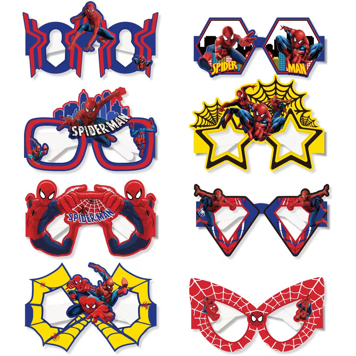 8PCS Spider-Man Paper Eco-Frie - مراجعة Men Accessories For Birthday Gift وسعره