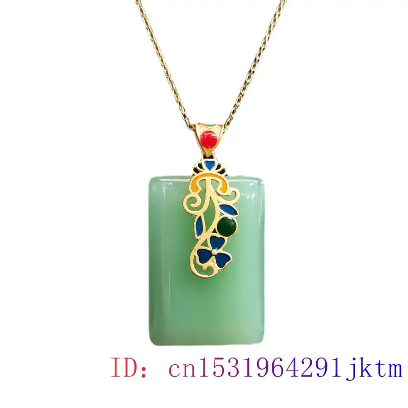 Jade Pendant Necklace Amulet C - مراجعة Men Accessories Silver وسعره