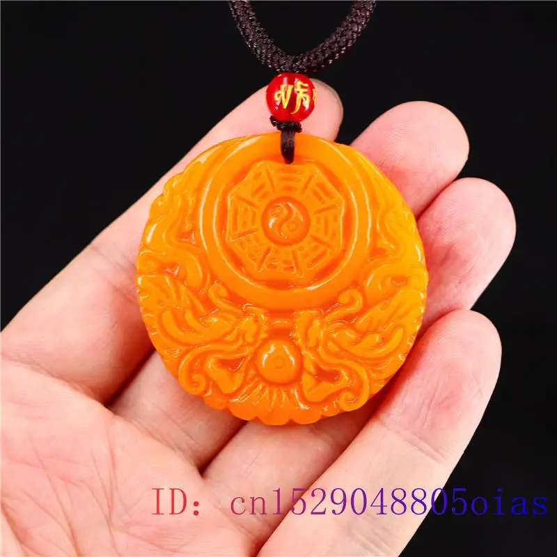 Yellow Jade Dragon Pendant Gif - مراجعة Men Accessories Jewellery وسعره