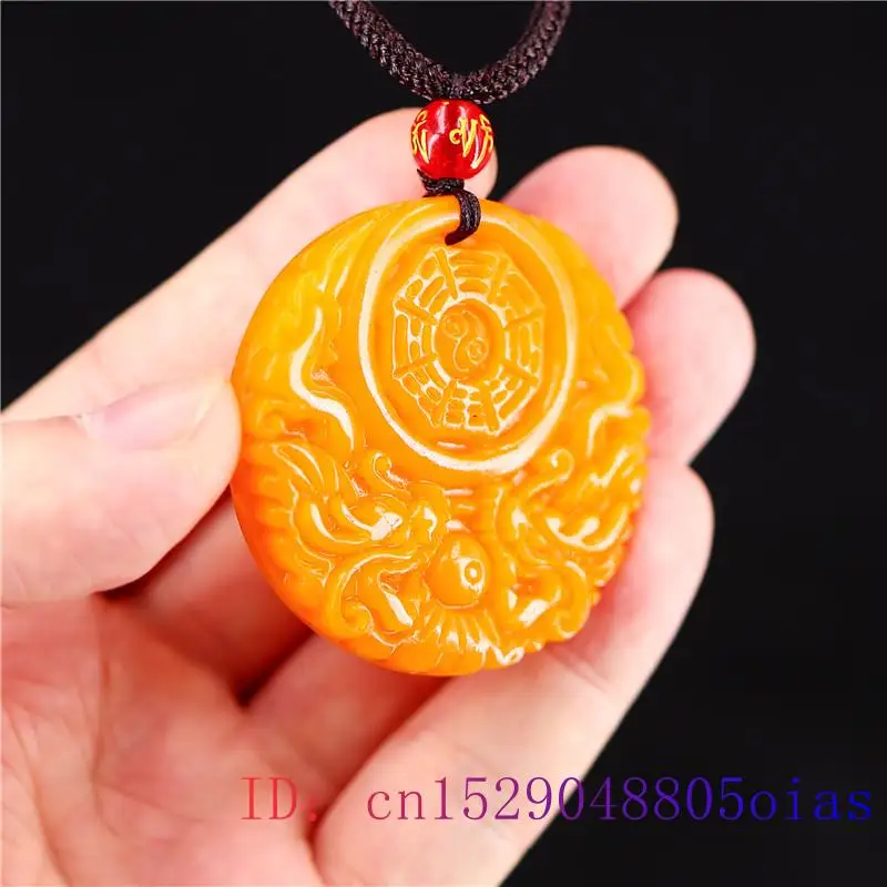 Yellow Jade Dragon Pendant Gif - مراجعة Men Accessories Jewellery وسعره