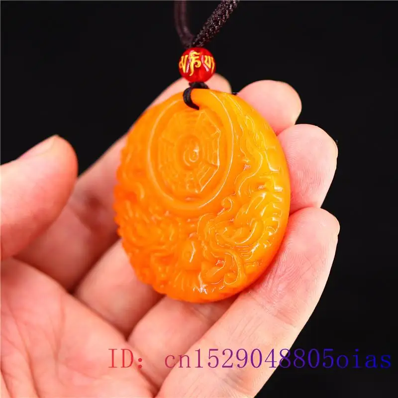 Yellow Jade Dragon Pendant Gif - مراجعة Men Accessories Jewellery وسعره