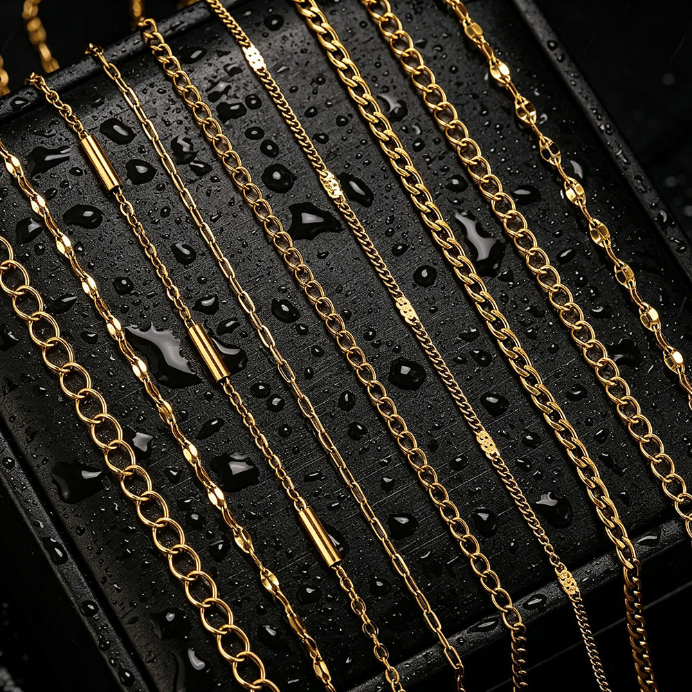 2meter Stainless Steel Lips NK - مراجعة Men Accessories Chain And Bracelet وسعره
