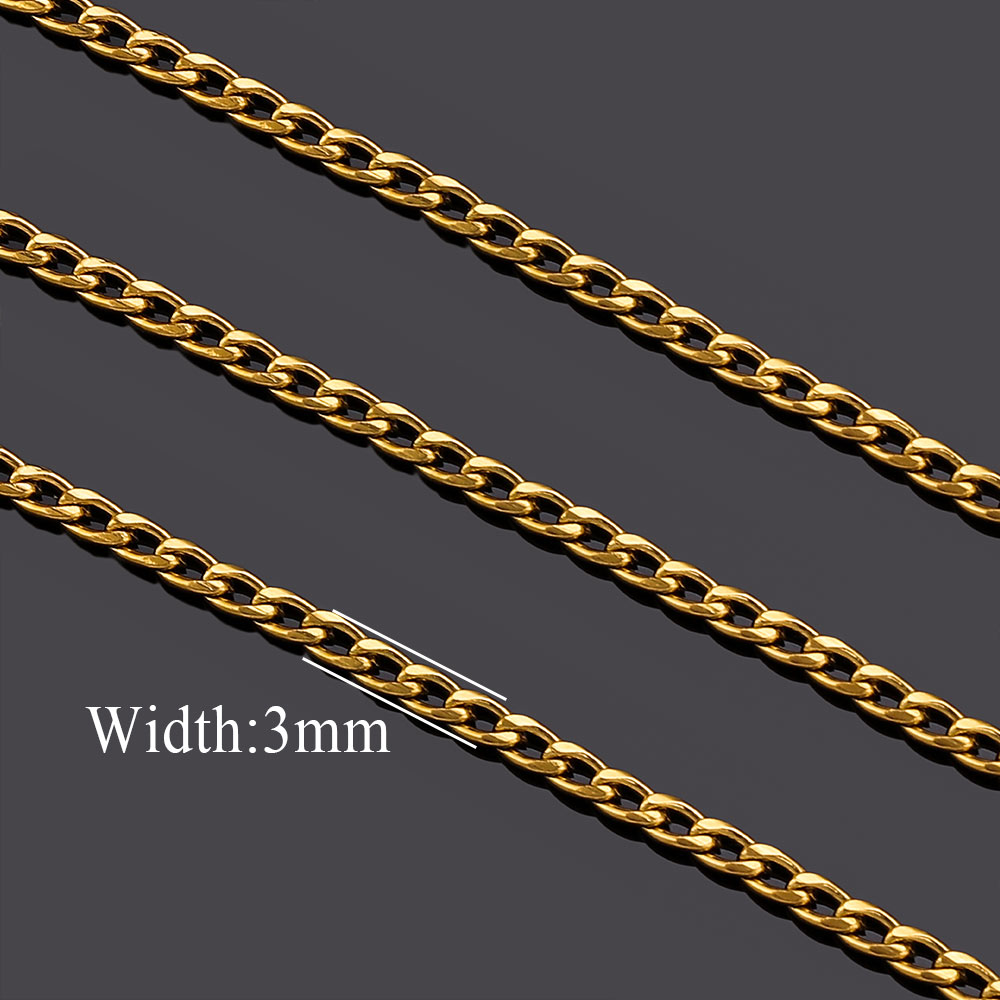 2meter Stainless Steel Lips NK - مراجعة Men Accessories Chain And Bracelet وسعره