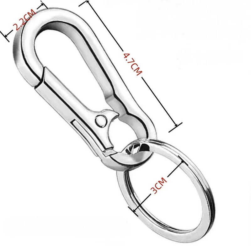 Metal Carabiner Clip Keychain  - مراجعة Men'S Accessories Holder وسعره