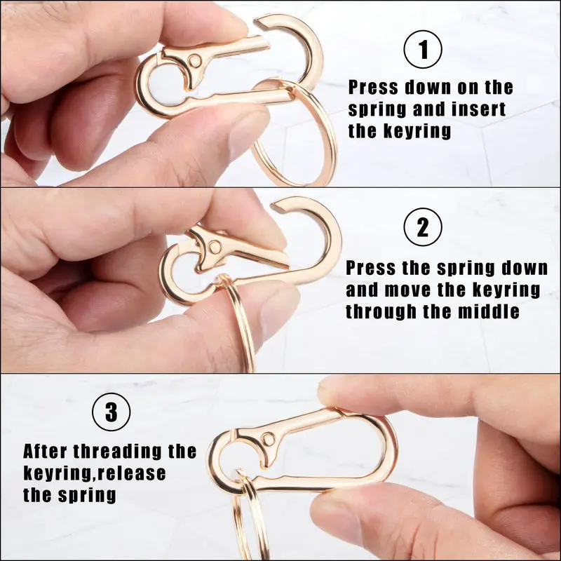 Metal Carabiner Clip Keychain  - مراجعة Men'S Accessories Holder وسعره