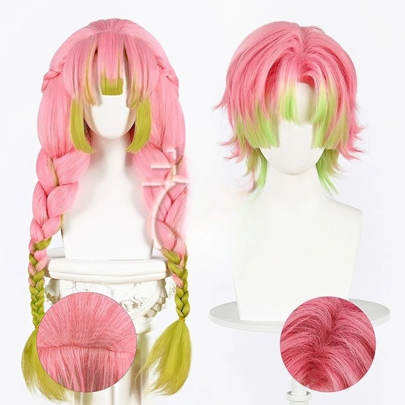 Kanroji Mitsuri Cosplay Wig Pi - مراجعة Men'S Accessories With Suits وسعره