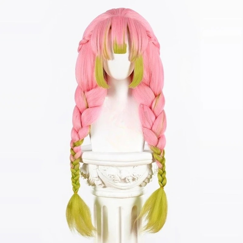 Kanroji Mitsuri Cosplay Wig Pi - مراجعة Men'S Accessories With Suits وسعره
