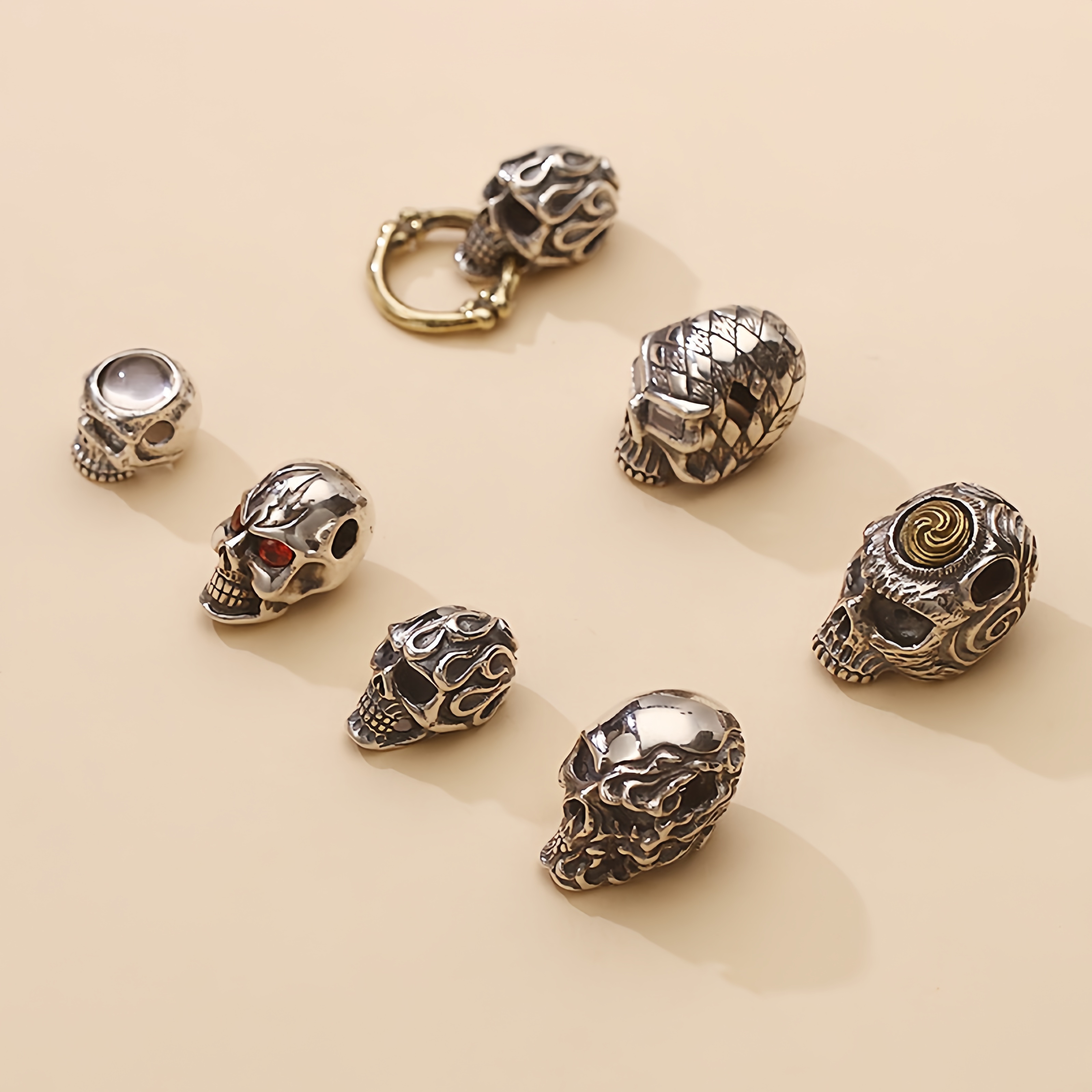 BOCAI NEW S925 Silver Charm Pe - مراجعة Men Accessories Silver وسعره
