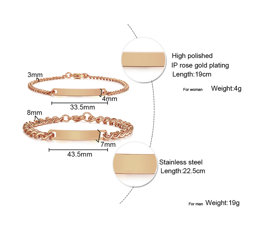 Plate Id Tag Bar Bracelet Cuba - مراجعة Men Accessories Chain And Bracelet وسعره