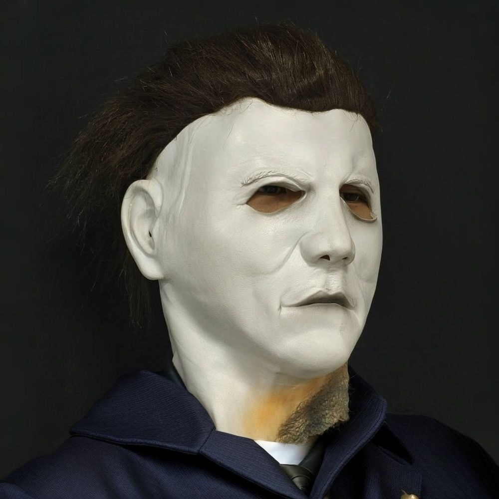 White Face Michael Myers Mask  - مراجعة Men'S Accessories Myer وسعره
