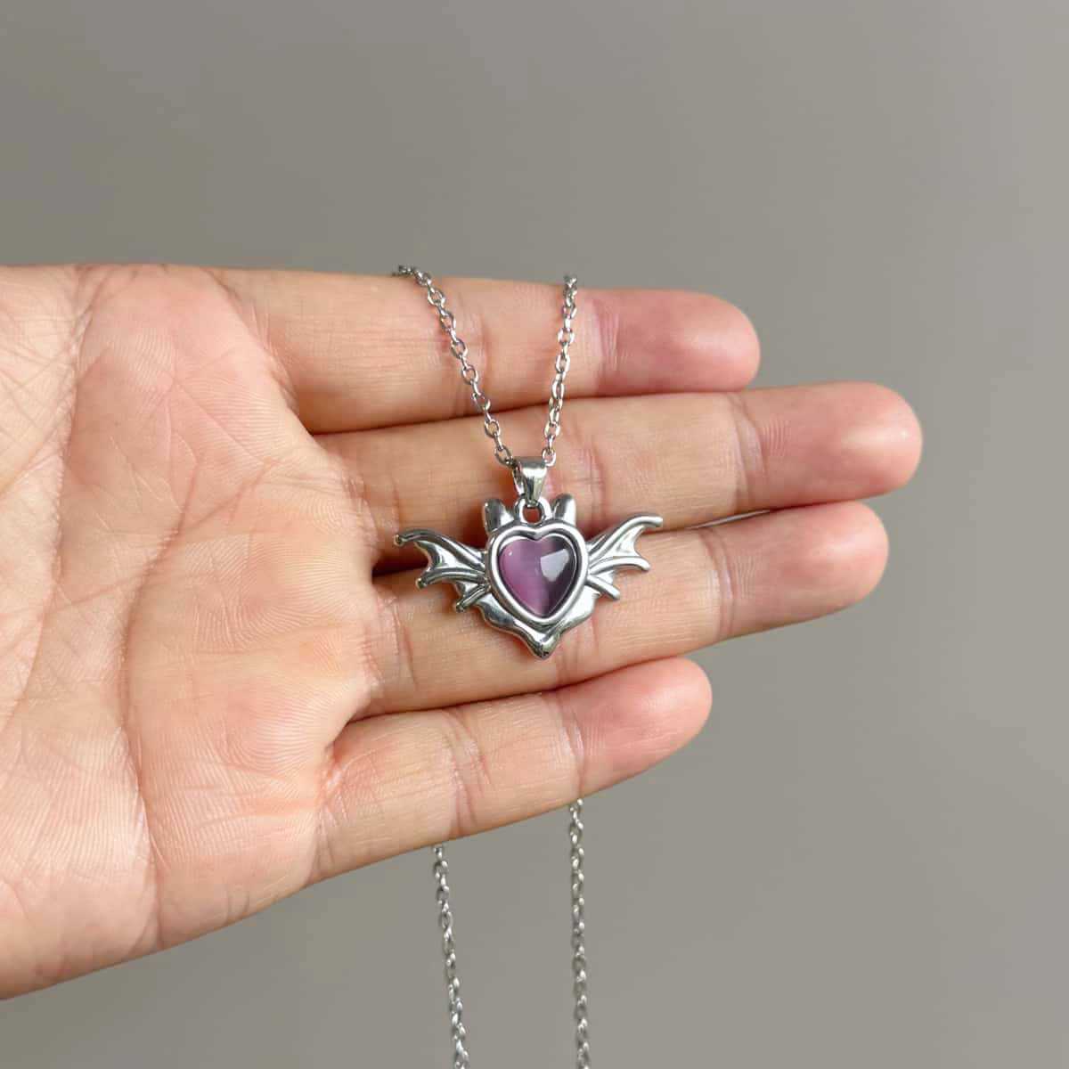 Gothic Vampire Bat Charm Neckl - مراجعة Men'S Vampire Accessories وسعره