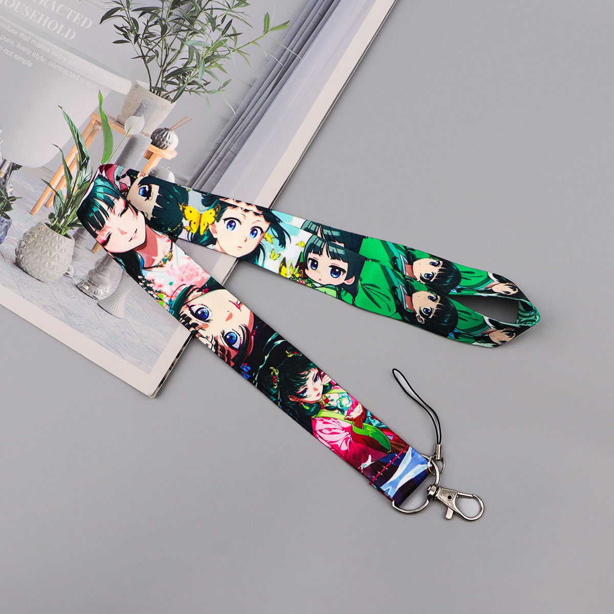 Cute Anime Girl Lanyard Neck S - مراجعة Men'S Accessories Holder وسعره