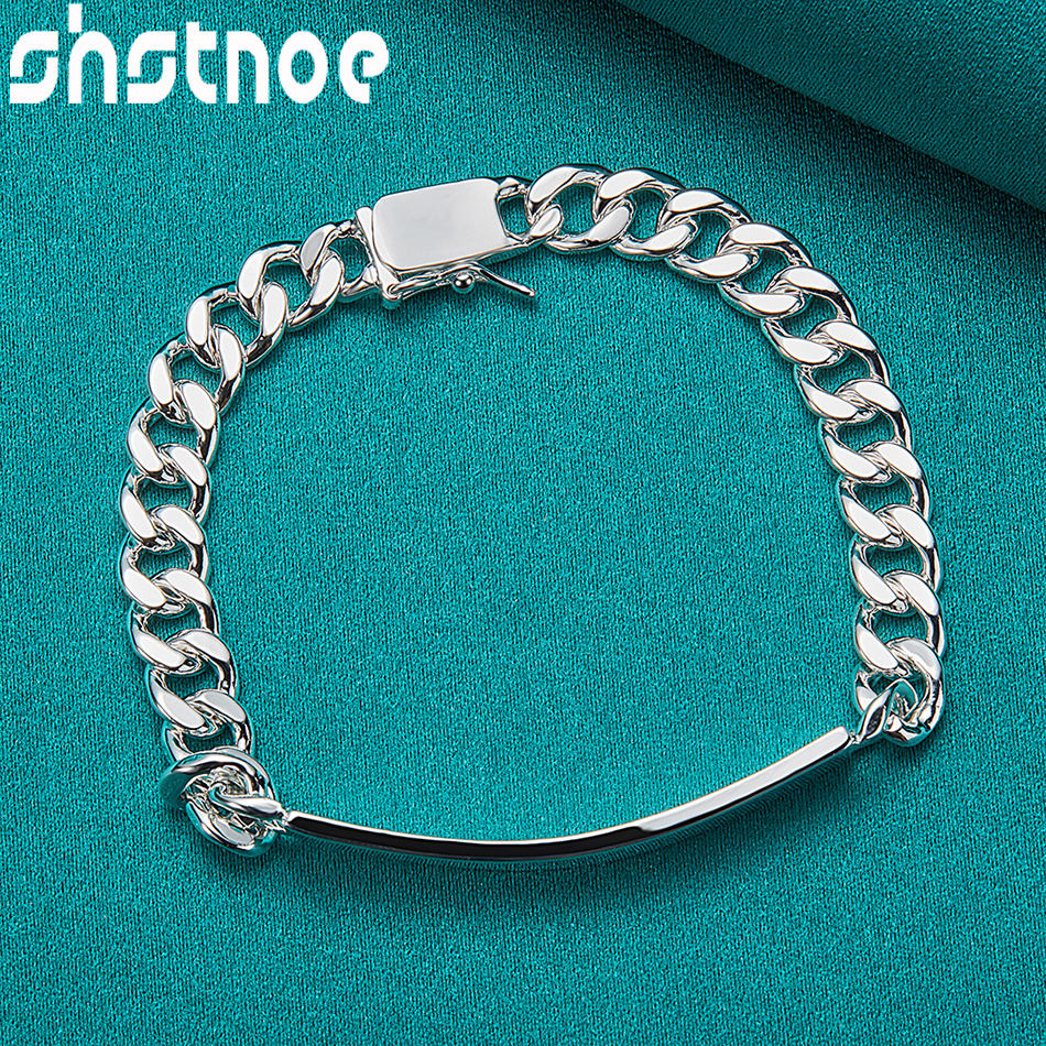 SHSTONE 925 Sterling Silver 2/ - مراجعة Men Accessories Chain And Bracelet وسعره